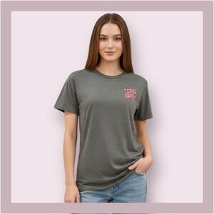 T&C Surf Designs Gray “Stay Stoked” Tee